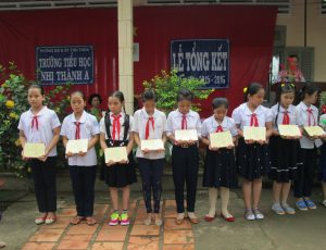Học sinh Giỏi trường TH Nhị Thành A được khen thưởng 2015-2016